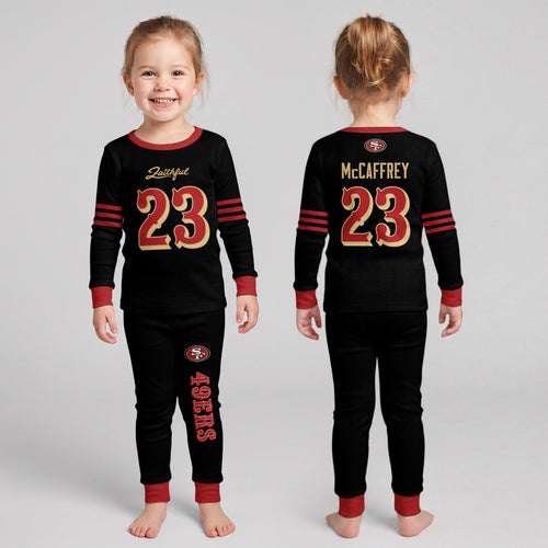 49ers Football MC 23! Inspired Bamboo Two Piece Long Sleeve Pajama Set