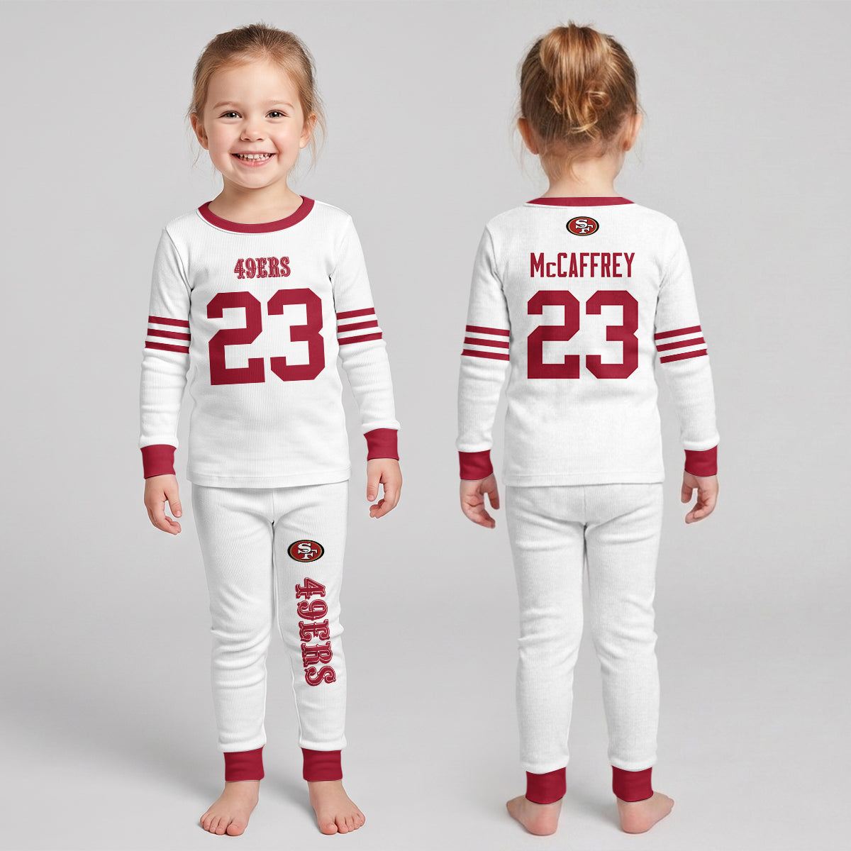 49ers Football MC 23! Inspired Bamboo Two Piece Long Sleeve Pajama Set