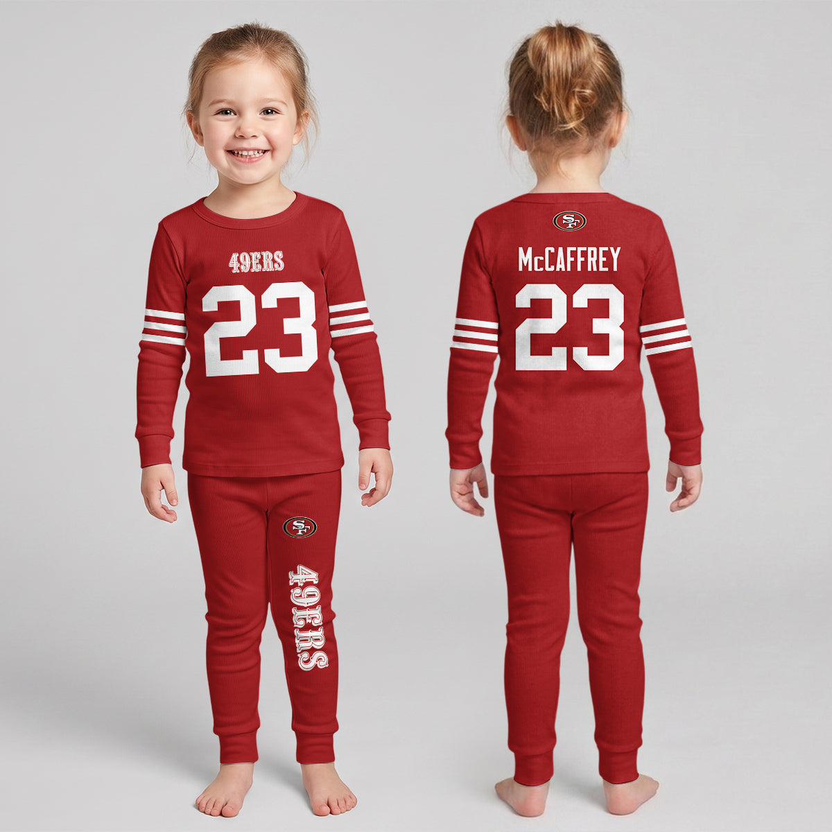 49ers Football MC 23! Inspired Bamboo Two Piece Long Sleeve Pajama Set