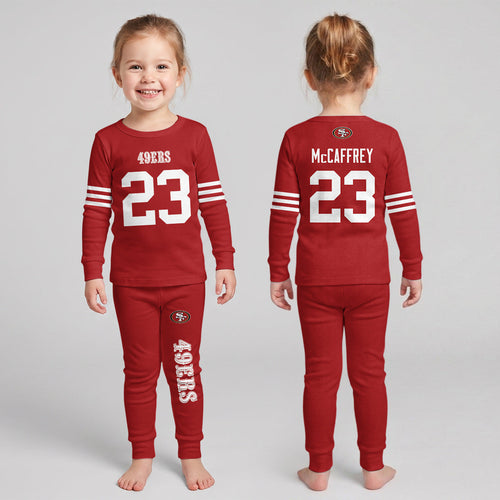 49ers Football MC 23! Inspired Bamboo Two Piece Long Sleeve Pajama Set