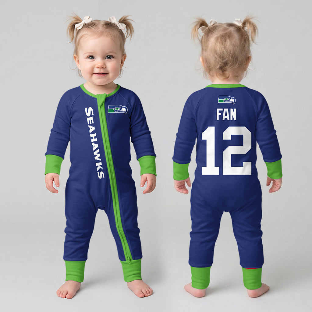 Seahawks Football! Inspired Bamboo Convertible Zippy