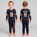 Chicago B. Football CW 18! Inspired Bamboo Two Piece Long Sleeve Pajama Set