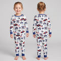 Bills Football x Beast Inspired Bamboo Two Piece Long Sleeve Pajama Set
