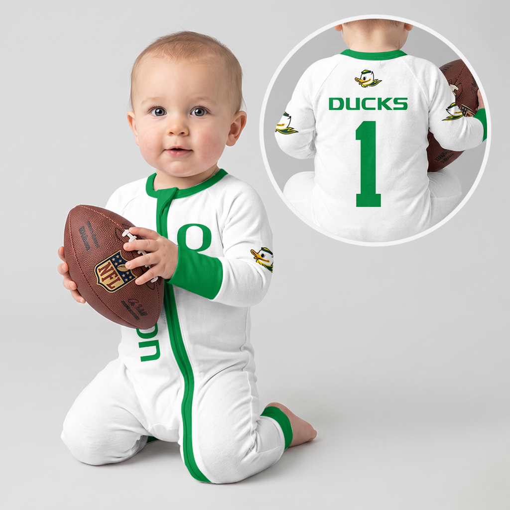 Oregon Ducks Football! Inspired Bamboo Convertible Zippy For Kid