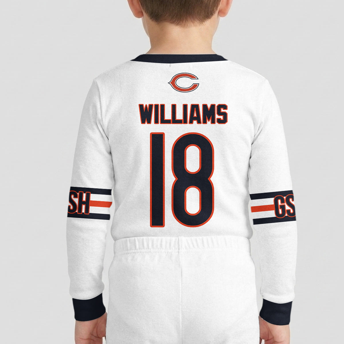 Chicago B. Football CW 18! Inspired Bamboo Two Piece Long Sleeve Pajama Set