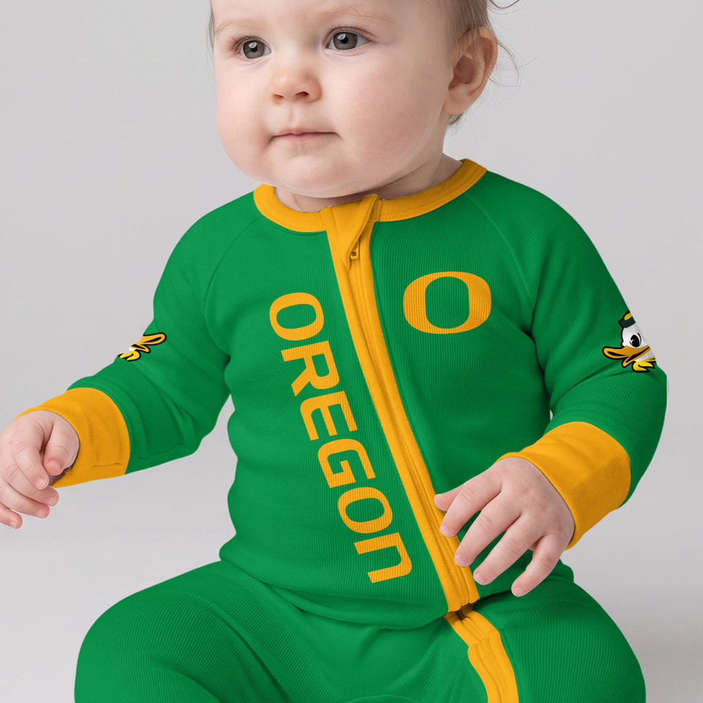 Oregon Ducks Football! Inspired Bamboo Convertible Zippy For Kid